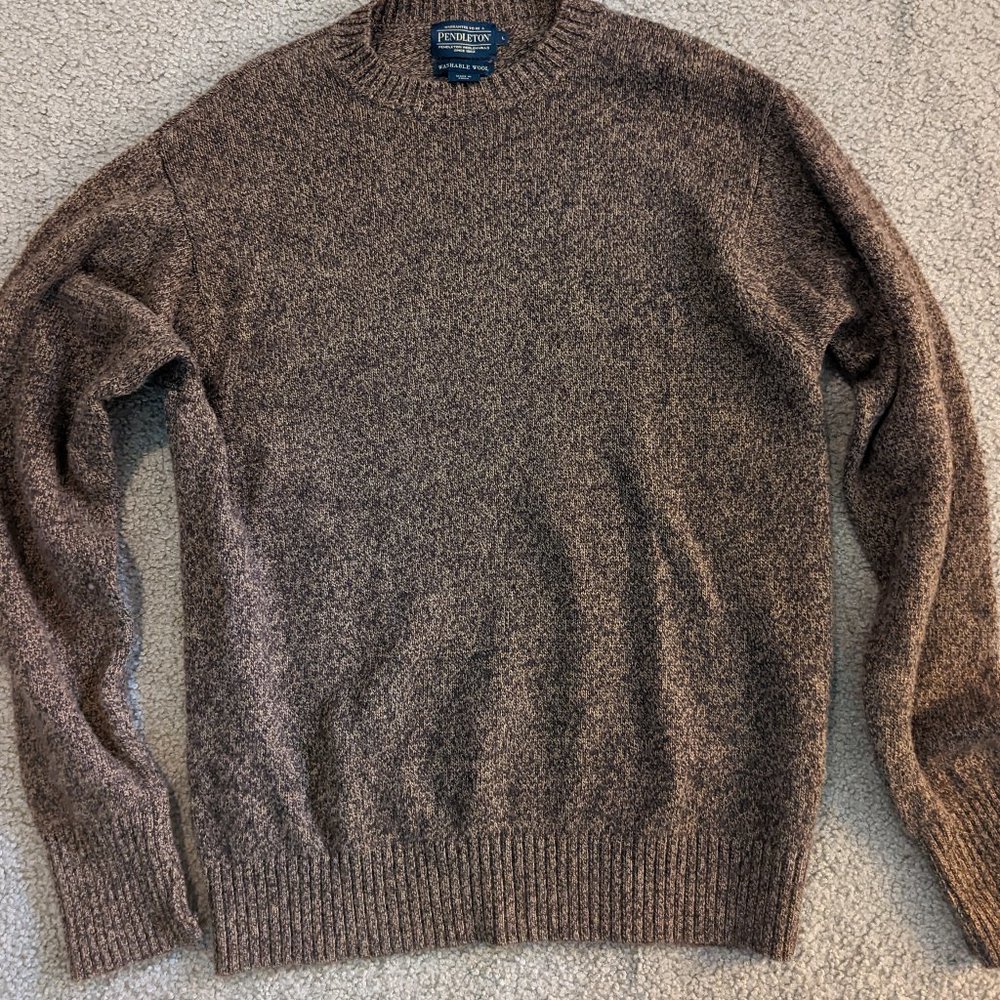 Genuine Pendleton High Quality Wool Sweater, Men's Large